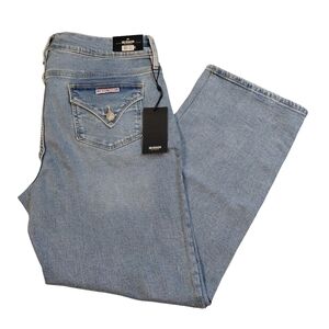 NWT HUDSON Los Angeles Jeans Double Flap Pockets Mid Rise Size 14 34 x 29